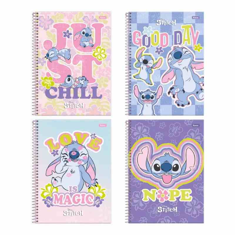 CADERNO ESPIRAL 1/4 STITCH C.D.